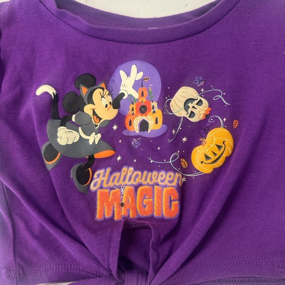 Disney Resort parks Halloween Shirt Tutu Skirt Outfit XXS 2/3 Minnie Mouse - Picture 3 of 7